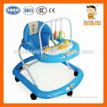 small wheels baby walker supplier in China 801 blue with one music